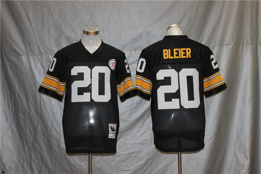 Men's Pittsburgh Steelers Rocky Bleier Mitchell & Ness Black Legacy Jersey